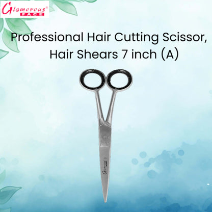 Glamorous Face Professional Hair Cutting Scissor, Hair Shears 7 inch (A)