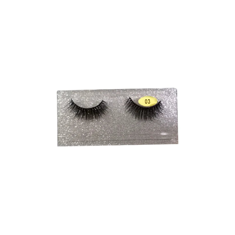Glamorous Face 4D Mink Hair Eyelashes 10 Pieces (GF 8063)