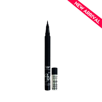 Aqua Color Line Big Eye Super Smooth Marker Eyeliner Black