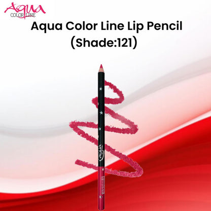 Aqua Color Line Lip Pencil (Shade:121)
