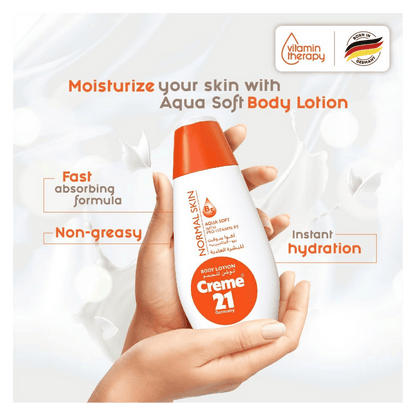 Creme 21 Germany Body Lotion For Normal Skin Aqua Soft 400ml