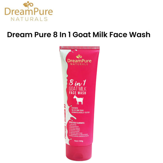 Dream Pure 8 In 1 Goat Milk Face Wash
