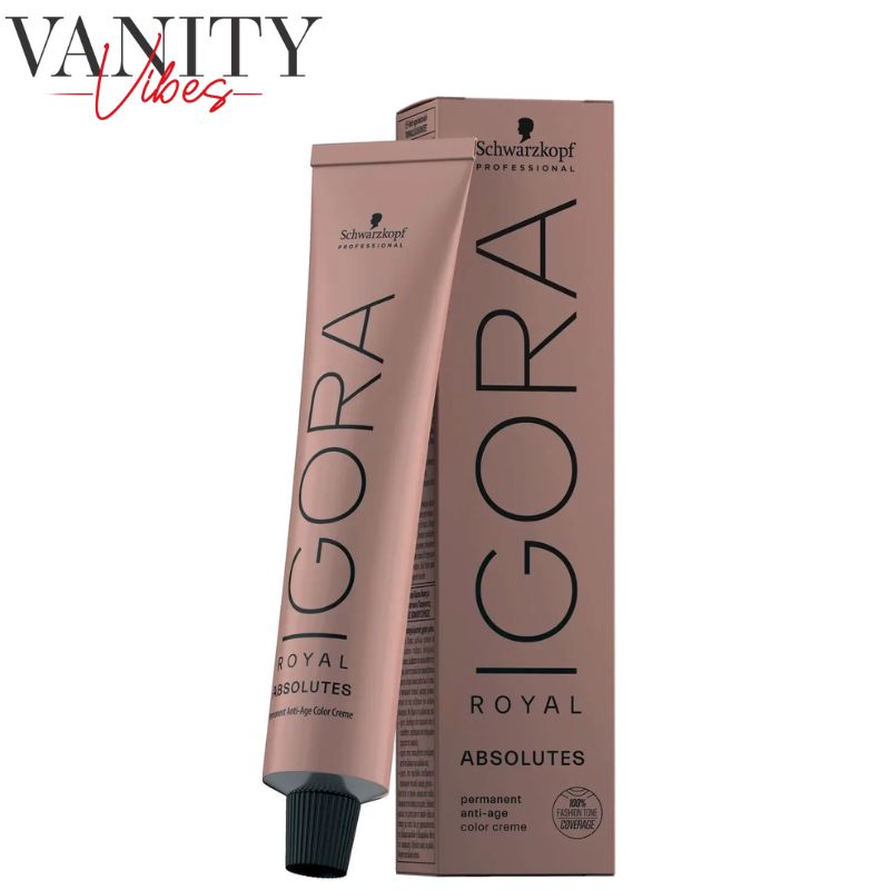 Schwarzkopf Igora Royal Absolutes 4-60 Medium Brown Chocolate Natural Hair Color 60ml Rich Coverage & Long-Lasting Color