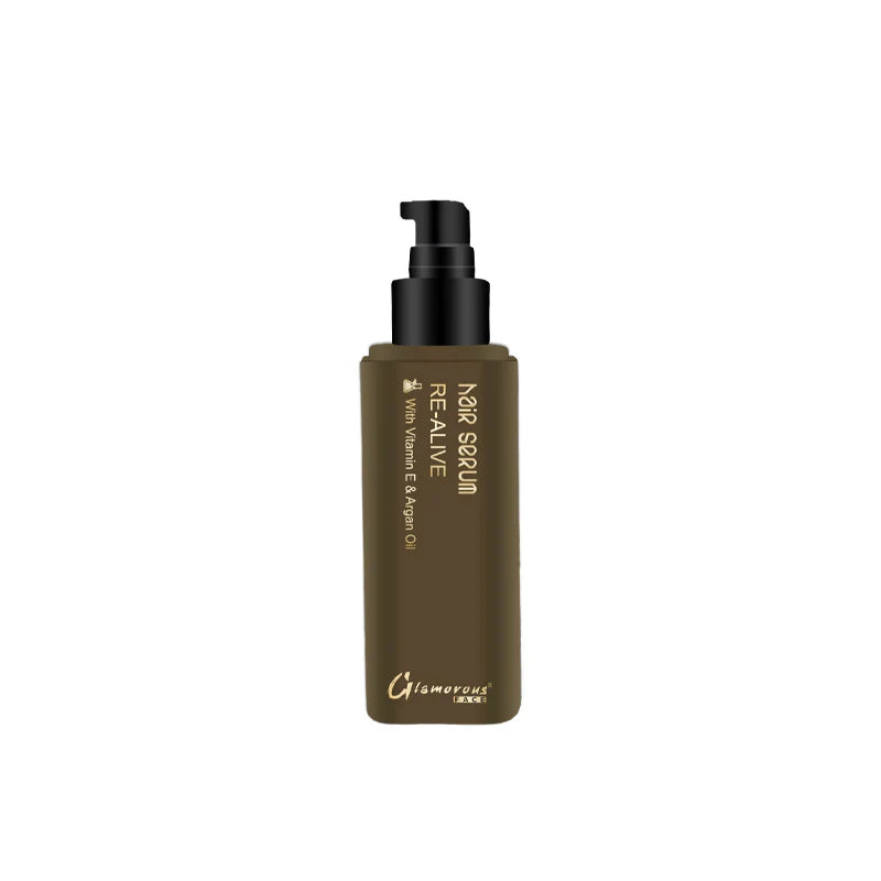Glamorous Face Re Alive Hair Serum With Vitamin E & Argan Oil 100ml