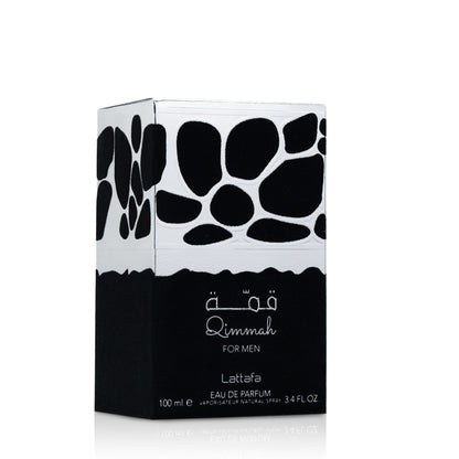 Lattafa Qimmah Eau de Parfum 100ml - Long Lasting Original Bold Woody Masculine Fragrance for Men