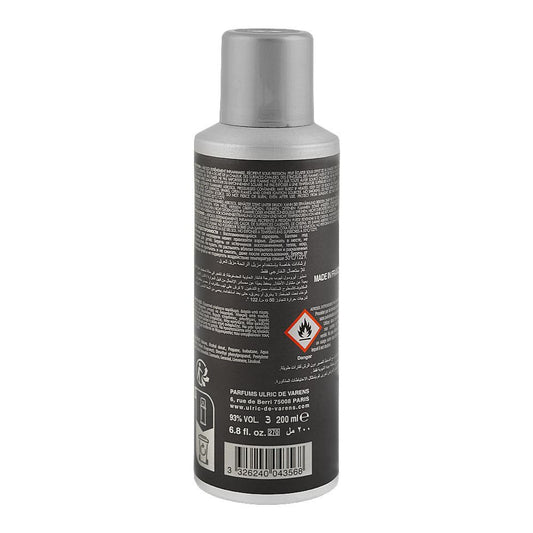 UDV for Men Silver Body Spray 200ml Long-Lasting Fresh & Masculine Fragrance