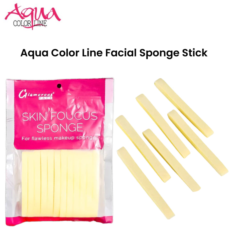 Aqua Color Line Facial Sponge Stick