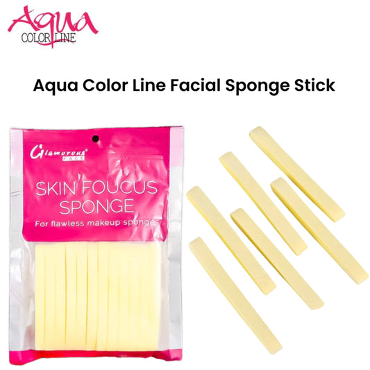 Aqua Color Line Facial Sponge Stick