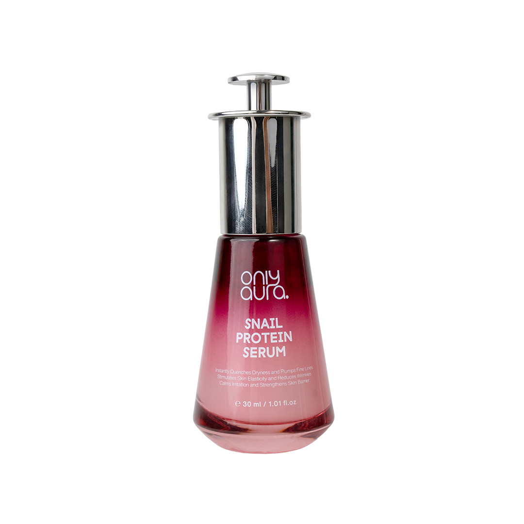Only Aura Snail Protein Serum 30ml – Skin Repair Skincare Serum for Hydration Boost, Skin Renewal, Dark Spot Care & Smooth Ra