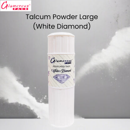 Glamorous Face Talcum Powder Large (White Diamond)