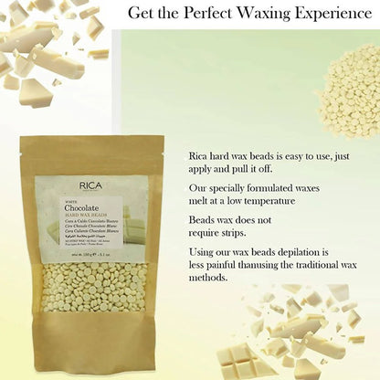 Rica White Chocolate Brazilian Hard Bead Wax -150 gm