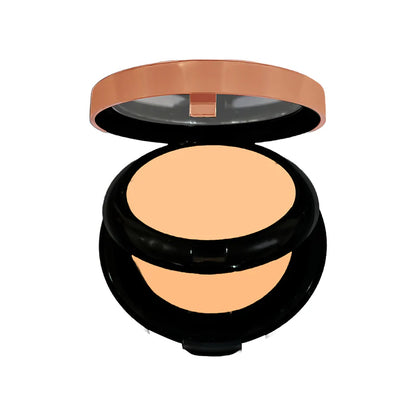 Glamorous Face Invisible Matte Long Lasting Double Compact Powder (Shade:03)