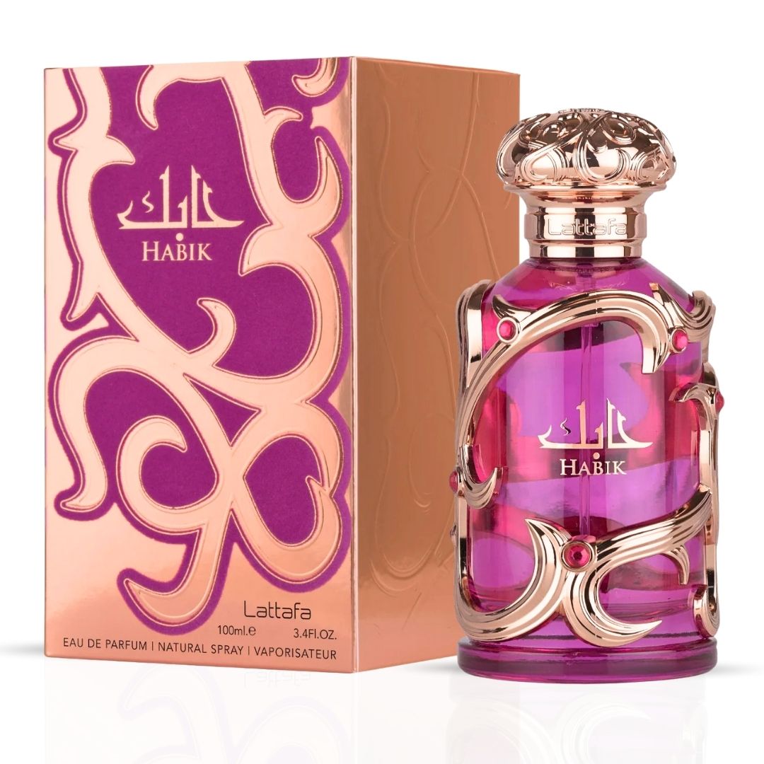 Lattafa Habik Eau de Parfum 100ml - Original Long-Lasting Elegant Floral Perfume for Women
