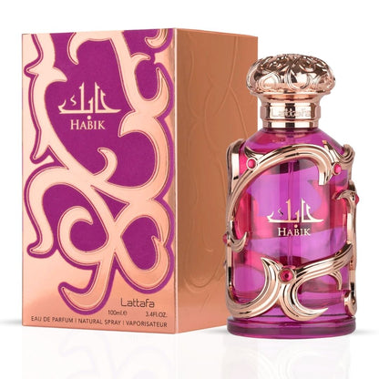 Lattafa Habik Eau de Parfum 100ml - Original Long-Lasting Elegant Floral Perfume for Women