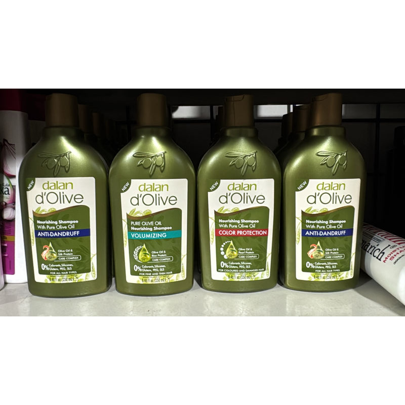 Dalan d'Olive Pure Olive Oil & Rice Protein Nourishing & Volumizing Shampoo 250ml