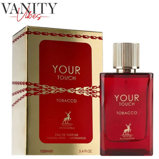 Your Touch Tobacco Eau De Parfum 100ml by Maison Alhambra  Long-Lasting Warm & Masculine Fragrance