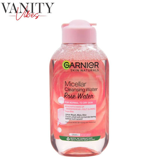 Garnier Micellar Cleansing Water Rose Water For Normal To Dry Skin 125ml