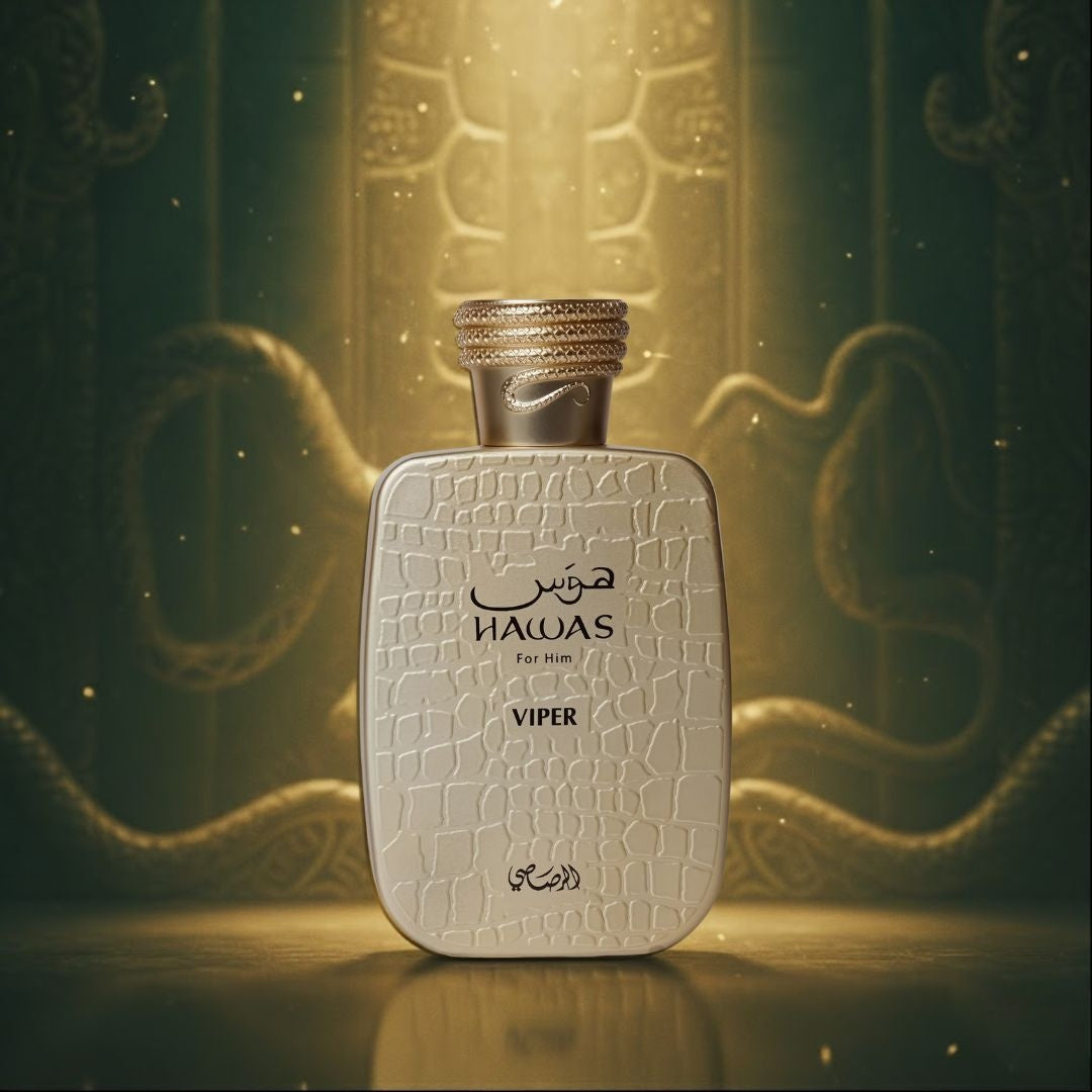 Hawas Viper Eau de Parfum Spray 100ml by Rasasi Long-Lasting Bold & Masculine Fragrance
