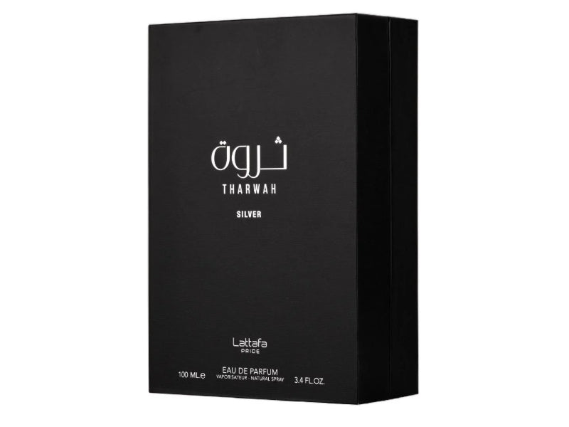 Lattafa Tharwah Silver Perfumes for Unisex Eau de Parfum For women And Men