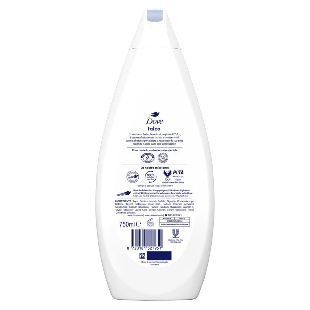 Dove Bagnodoccia Talco (Body Wash) 750ml