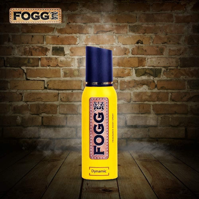 FOGG Dynamic No Gas Perfume Body Spray for Men 150ml - Long Lasting Strong Masculine Deodorant Spray Fresh Fragrance Daily We