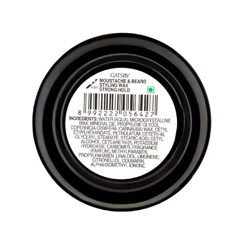 Gatsby Moustache & Beard Styling Wax Strong Hold 25g