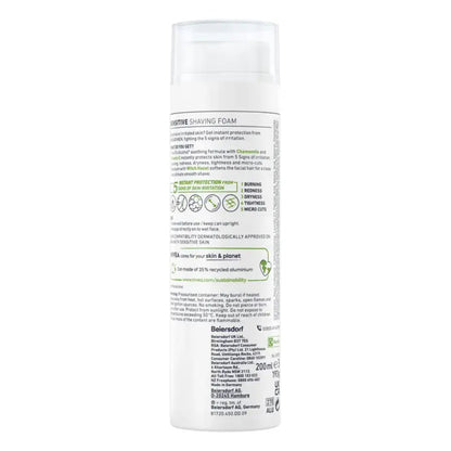Nivea Men Sensitive Shaving Foam for Sensitive Skin 200ml (Comfortable & Irritation-Free Shave)