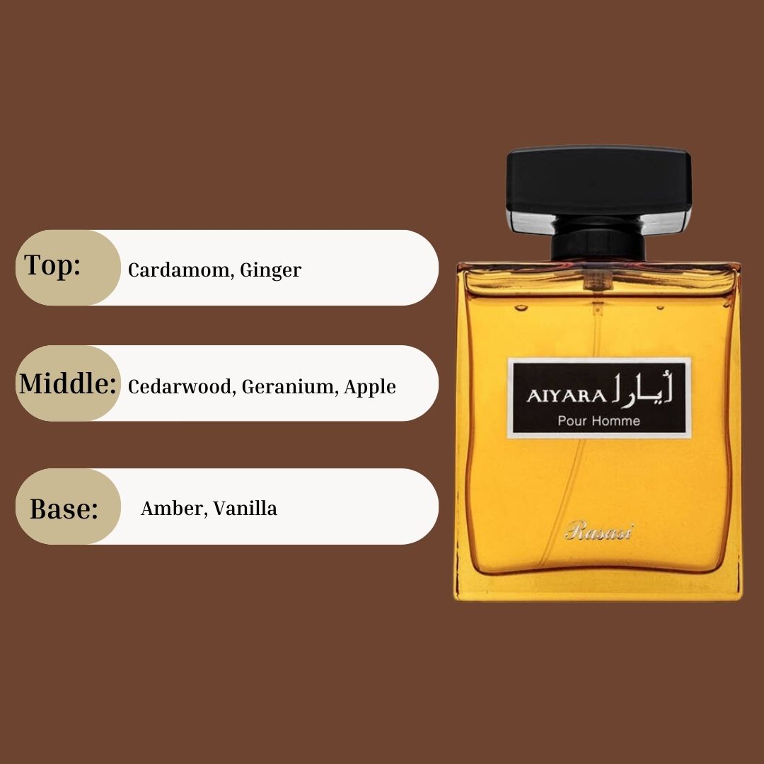 Aiyara by Rasasi EDP 100ml Eau de Parfum for Men