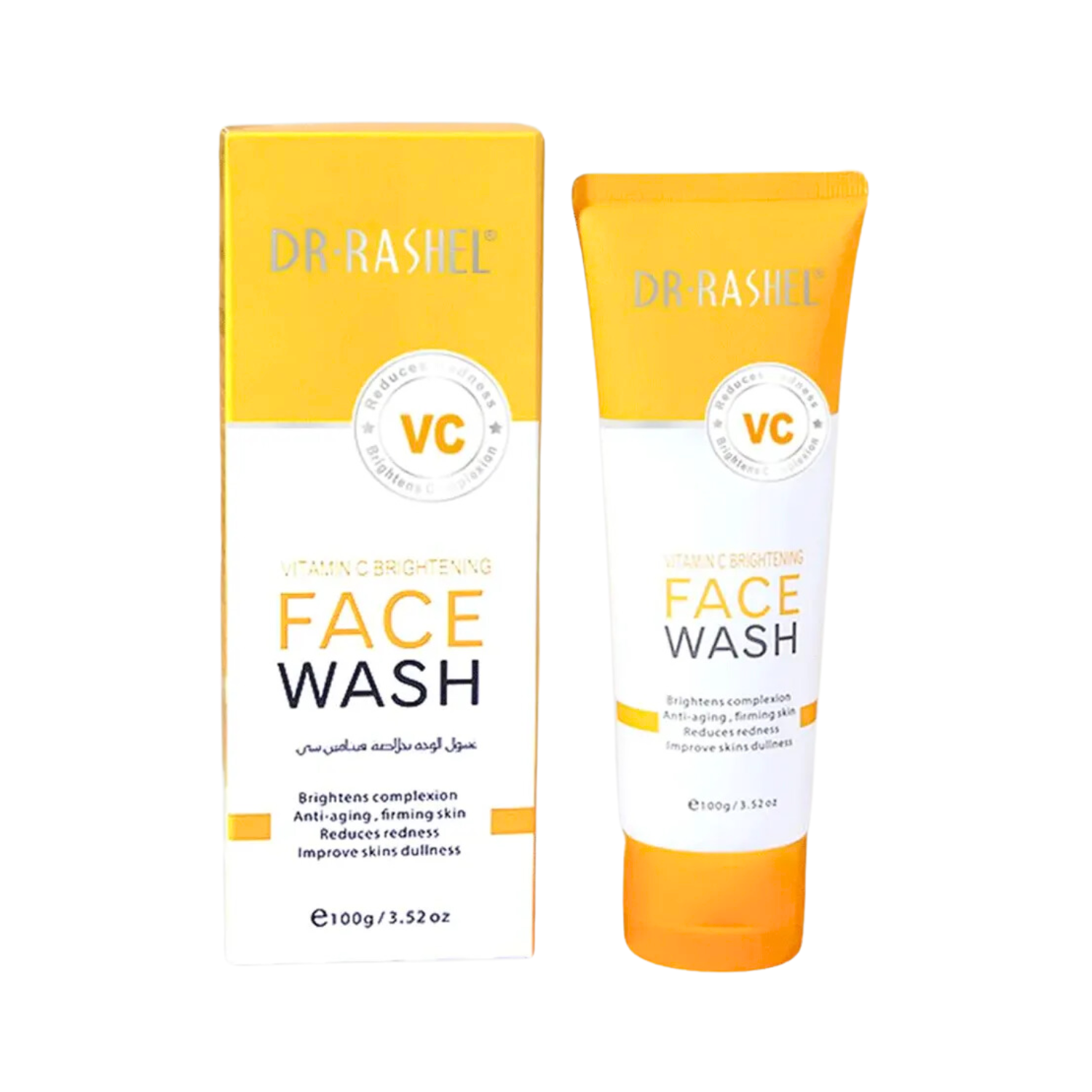 Dr. Rashel Vitamin C Brightening Face Wash 100 g Radiance Boost & Gentle Cleansing