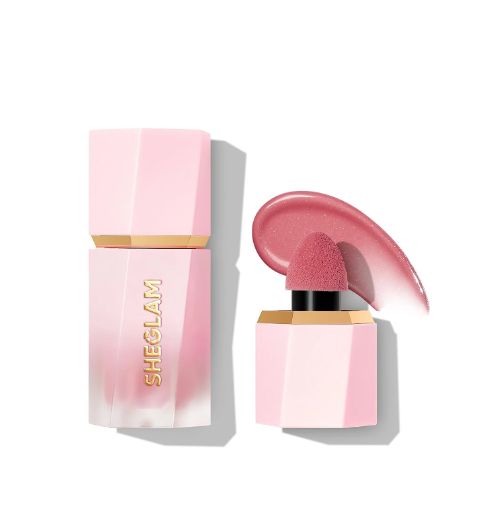 She Glam Sheglam Color Bloom Liquid Blush in Shade Love Cake 5.2 ml Natural Flush & Long-Lasting Glow