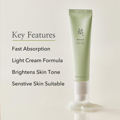 Beauty of Joseon Light On Serum with Centella + Vita C 30 ml Brightening, Soothing & Dark Spot Care (K Beauty)