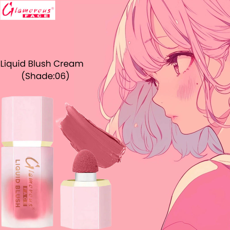 Glamorous Face Liquid Blush Cream (Shade:06)