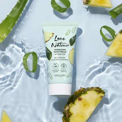 Oriflame Love Nature Hydrating Aloe vera & Pineapple Face Cream 50ml