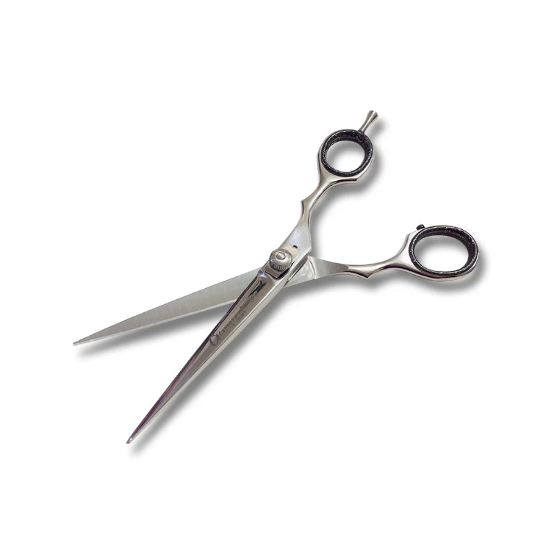 Glamorous Face Professional Hair Cutting Scissor, Hair Shears 6.5 inch Silver Color (A)