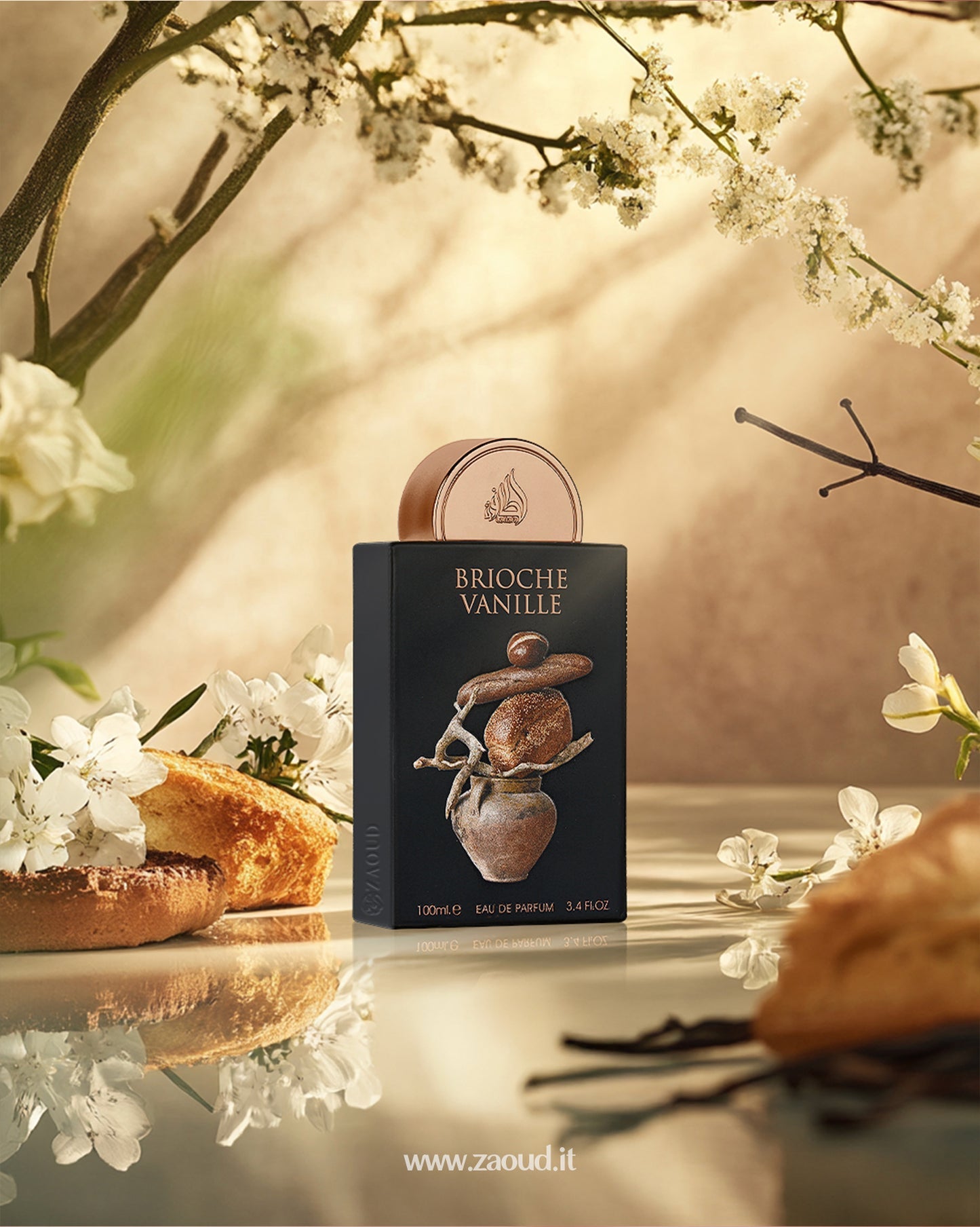 Lattafa Pride Brioche Vanille Eau de Parfum 100ml - Long Lasting Original Sweet Gourmand Unisex Fragrance for Men & Women