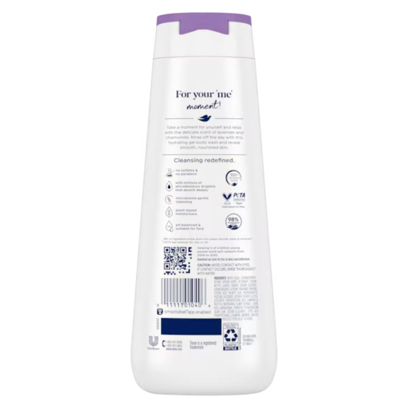 Dove Relax Body Wash With Calming Lavender 20 Fl Oz -591ml