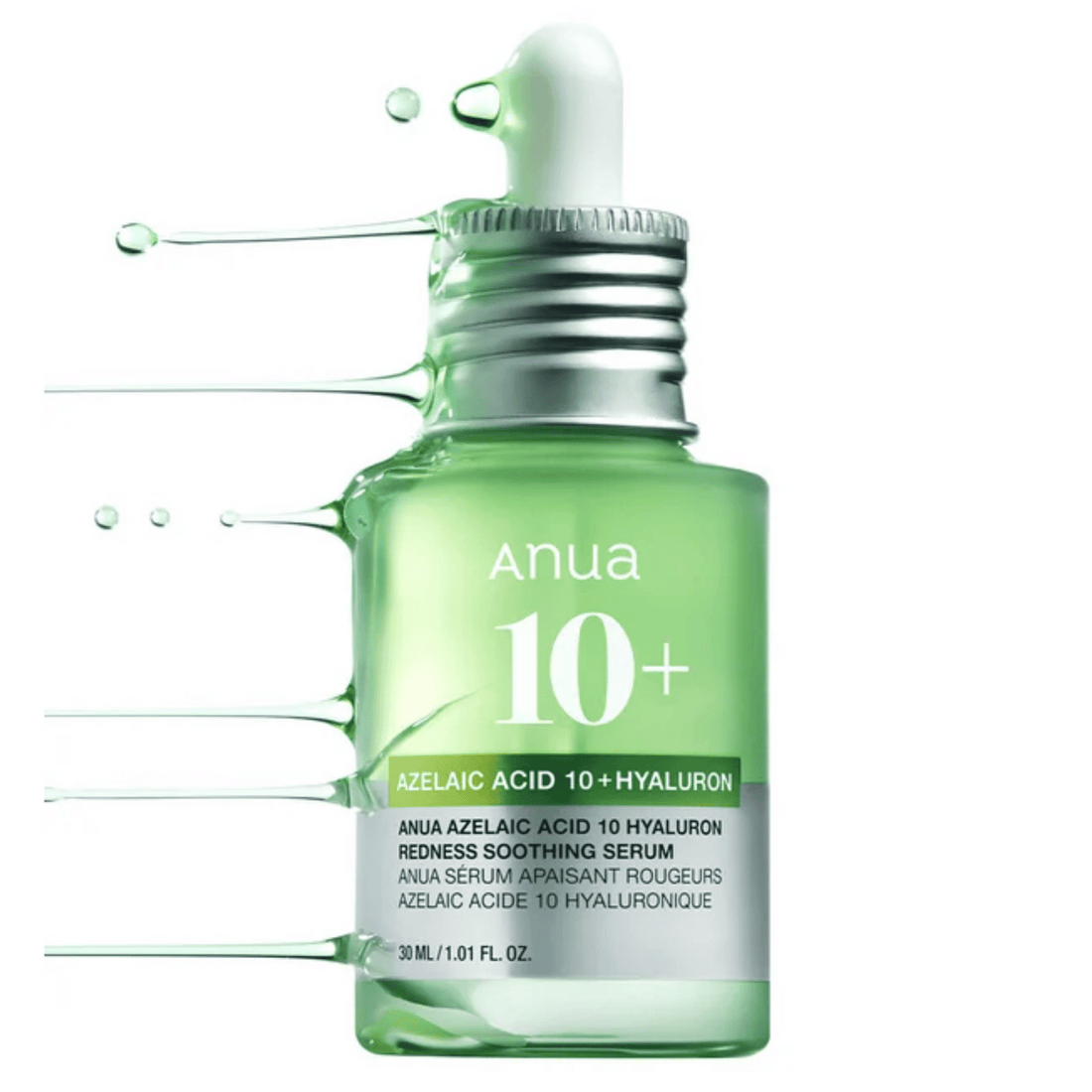 Anua Azelaic Acid 10% Hyaluron Redness Soothing Serum 30 ml Calms & Reduces Skin Redness (K Beauty)