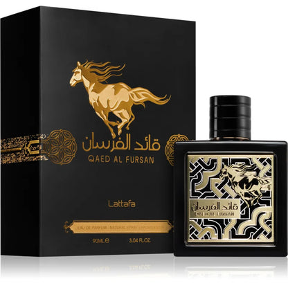 Lattafa Qaed Al Fursan Black 90ml Long Lasting Unisex Eau de Parfum