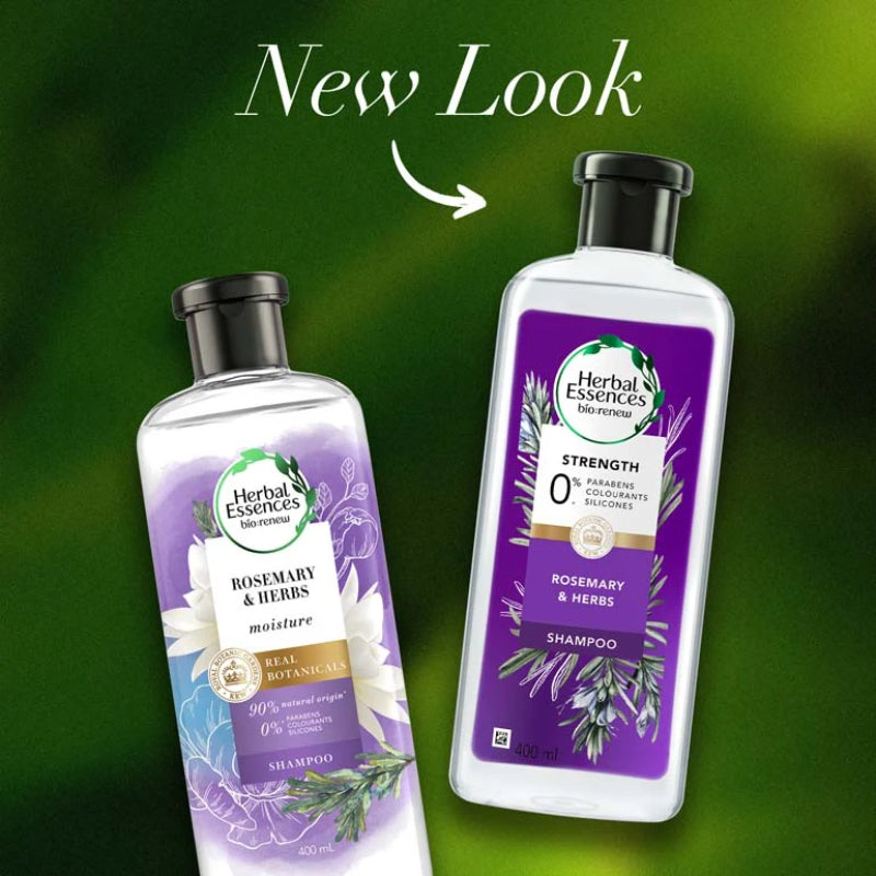 Herbal Essences Strength Rosemary & Herbs Strength Shampoo 400ml