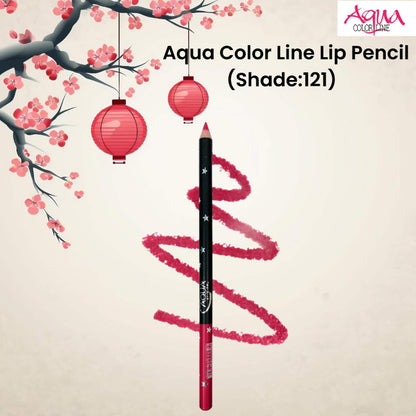 Aqua Color Line Lip Pencil (Shade:121)
