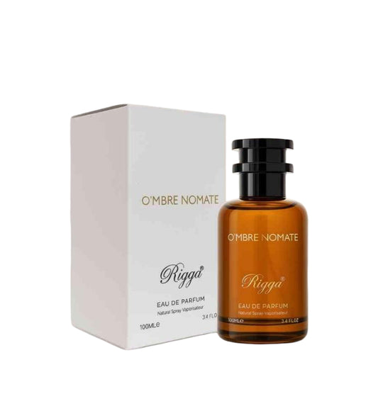 Rigga Ombre Nomate Eau de Parfum 100ml - Long Lasting Deep Woody Spicy Oriental Fragrance Perfume for Men Strong Luxury Night