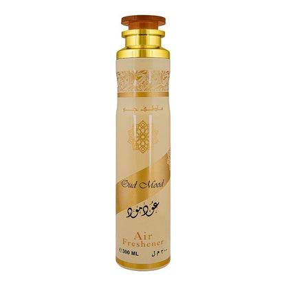 Lattafa Oud Mood Air Freshener 300 ml Rich Oud Home Fragrance & Long‑Lasting Freshness