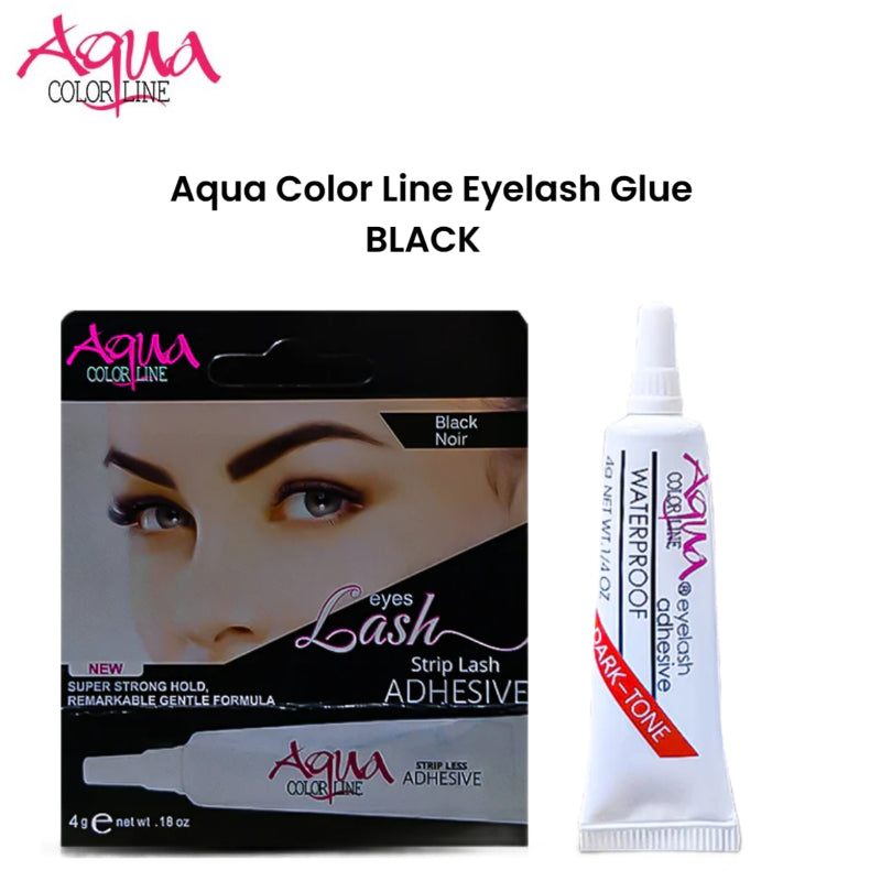 Aqua Color Line Eyelash Glue Black