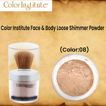Color Institute Face & Body Loose Shimmer Powder (Color:08)