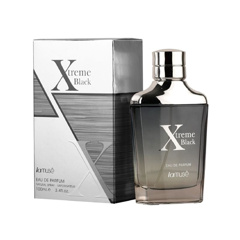 La Muse Xtreme Black Eau de Parfum 100ml - Long Lasting Original Bold Masculine Fragrance for Men