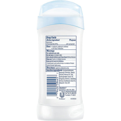 Dove Bloom 24H Invisible Solid Antiperspirant Deodorant Stick 74g