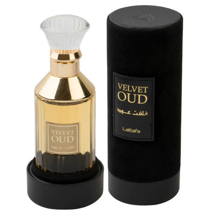 Lattafa Velvet Oud Eau de Parfum 100ml - Long Lasting Luxury Arabic Unisex Fragrance for Men & Women
