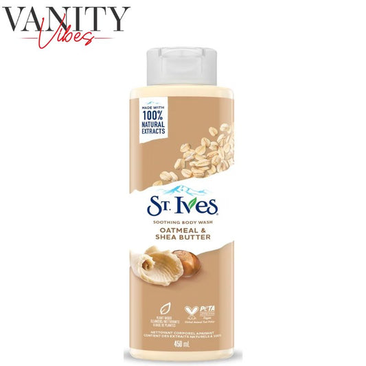 St Ives Soothing Body Wash Oatmeal & Shea Butter 450ml Moisturizing & Gentle Care