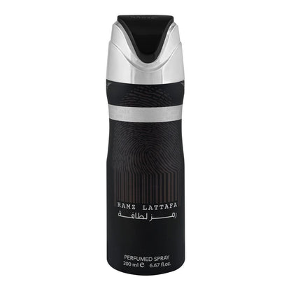 Lattafa Ramz Silver Body Spray 200ml – Long Lasting Unisex Fresh Fragrance & Protection