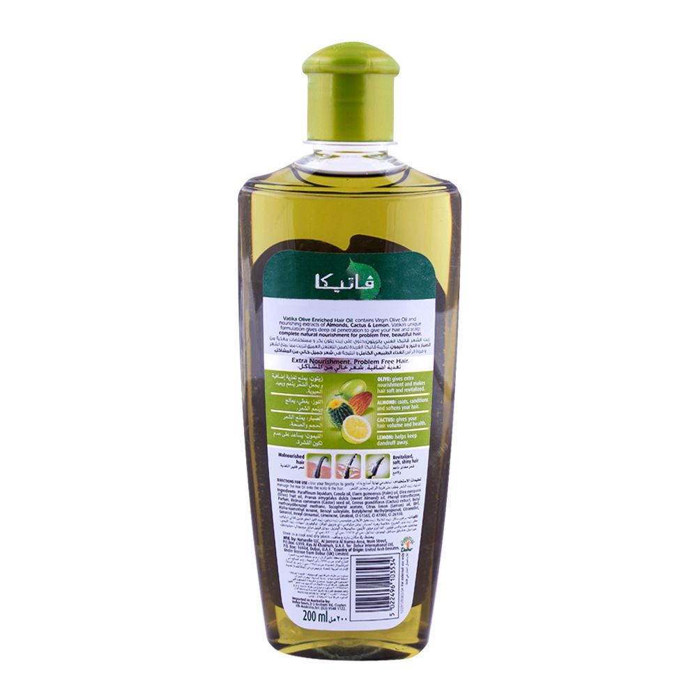 Vatika naturals Olive Enriched Hair Oil Nourish & Protect 200ml